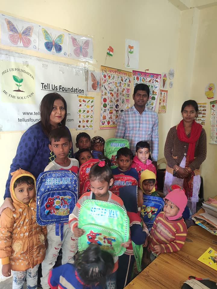 The kids at Kuleshra village school were felicitated with gifts on the occasion of Children's day
